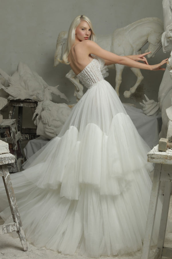 TE Candide White Gown