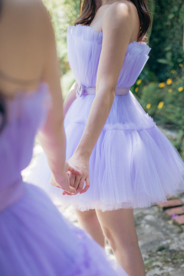 Barbie Tulle Lilac Mini Gown