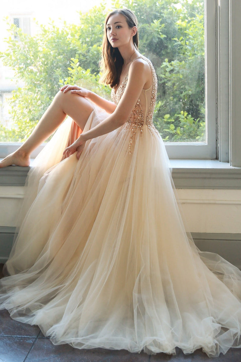 AL Lilac Gold Gown GlamEdge Dress & Gown AL Lilac Gold Gown GlamEdge Dress & Gown