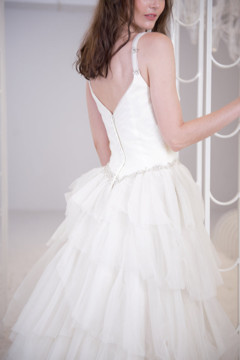 White Alfred Angelo Gown