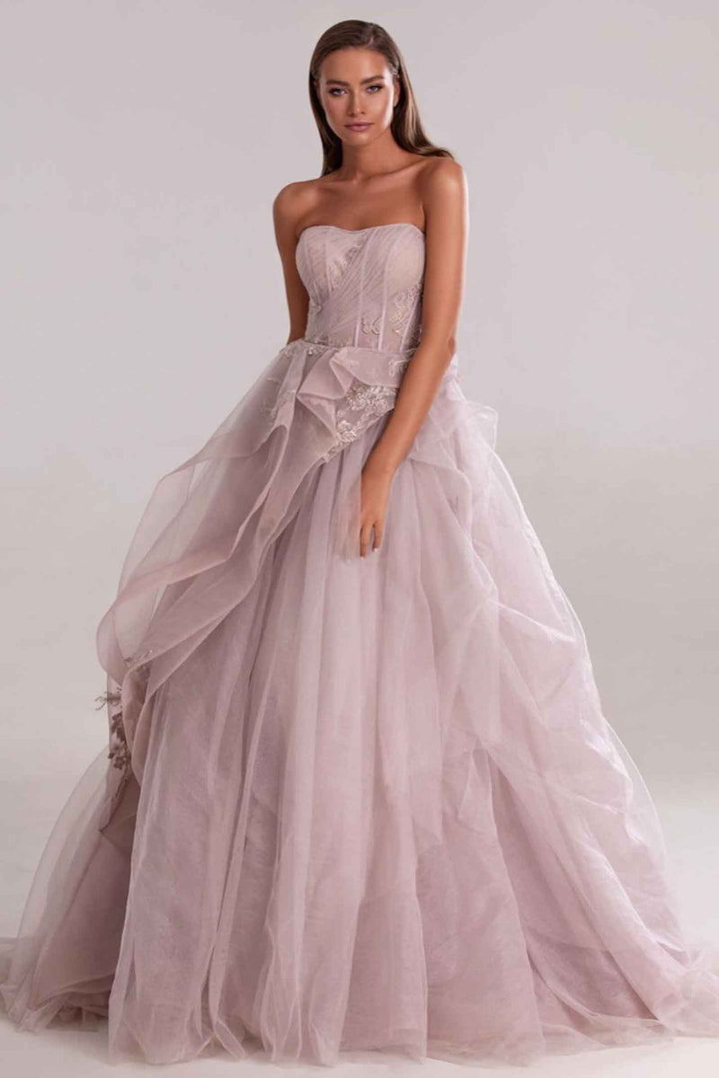 Mauve Butterfly Gown