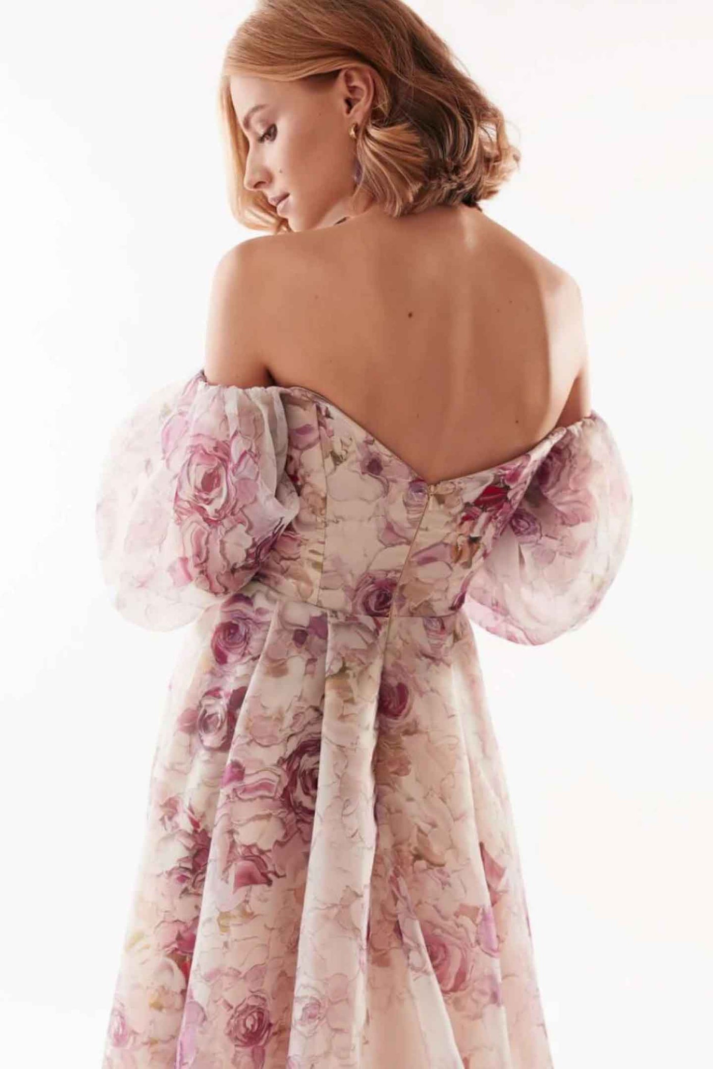 Milla Pink Peony Organza Gown GlamEdge Dress & Gown Milla Pink Peony Organza Gown GlamEdge Dress & Gown