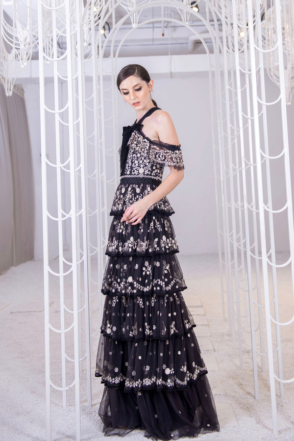 Needle and thread cold 2025 shoulder dress